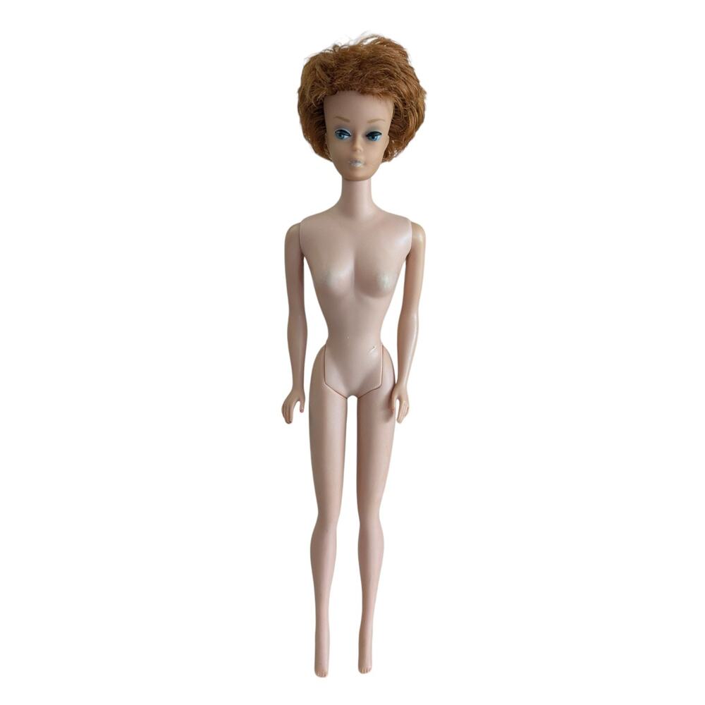 Vintage 60s Bubble Cut Barbie Doll Titian Red Ginger AS IS Midge